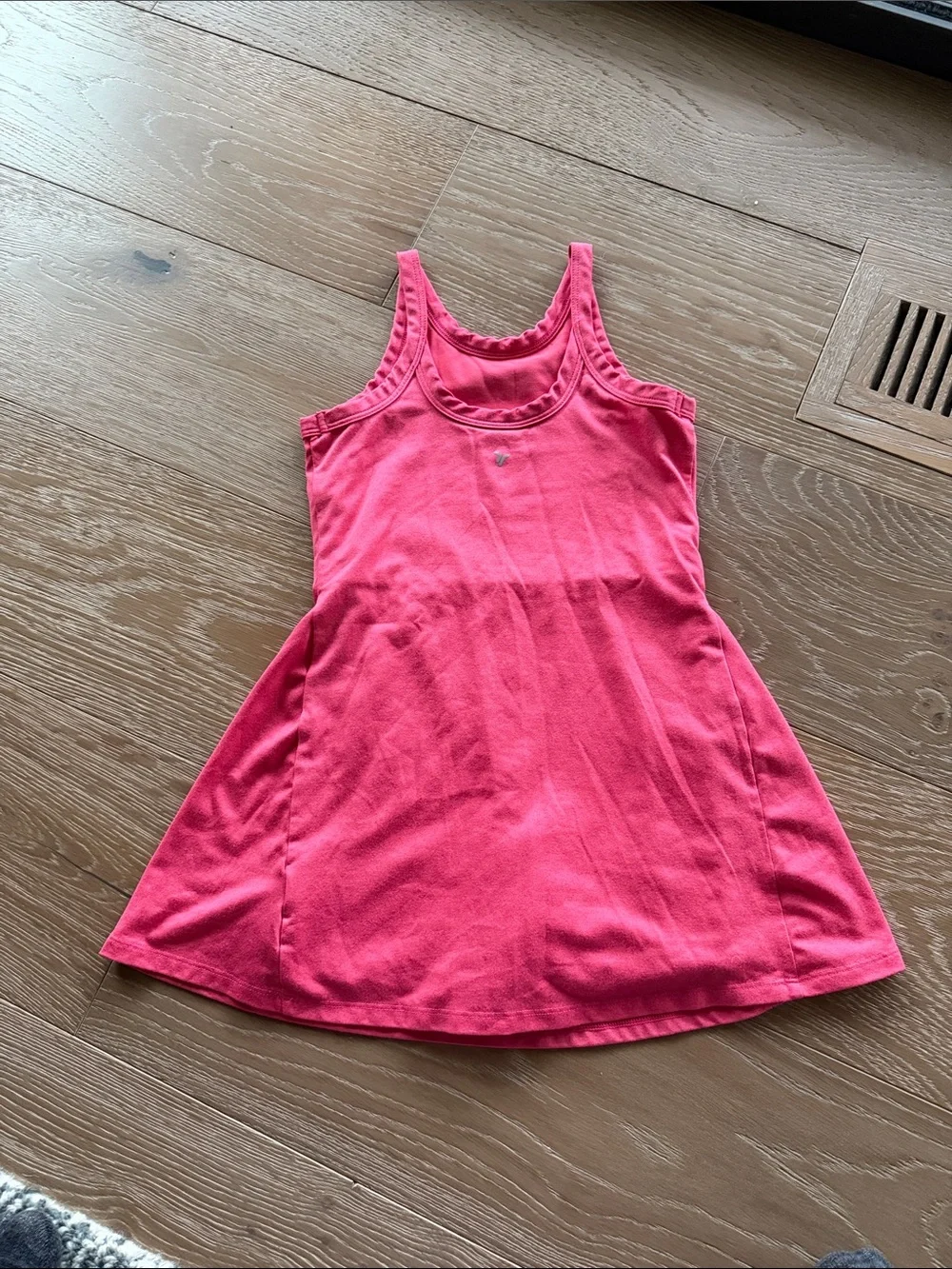 Old Navy Bright Pink Tank Skater Dress